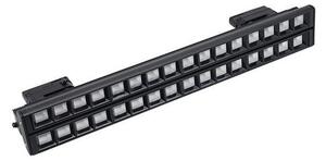 Proiector LED, 2x 24W, 3 faze, lumina 4000K, 4800lm, rama aluminiu, 600x80x60 mm