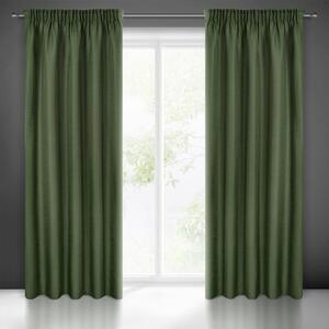 Draperie de culoare verde 140 x 270 cm