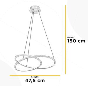 Lustră LED pe cablu ONLI LIBERTY LED/30W/230V 4000K auriu