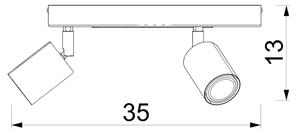 Spot pentru copii FUN 3xGU10/8W/230V alb/doggie