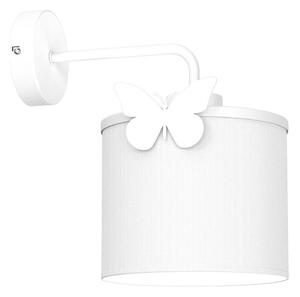 Lampă de perete pentru copii SWEET 1xE27/15W/230V alb/fluture