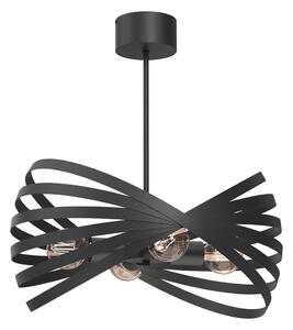 Lustră pe tijă SPARKLE 4xE27/15W/230V negru