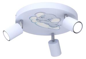 Spot pentru copii FUN 3xGU10/8W/230V albastru/elefant