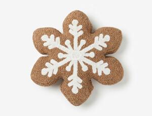 Perna decorativa SNOW COOKIE 35x35 cm, maro