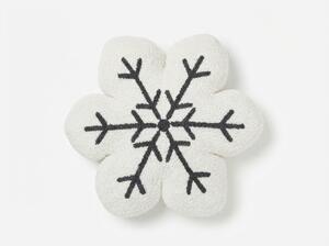 Perna decorativa SNOWFLAKE 35x35 cm, albă