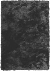 Covor Home affaire Valeria, blana artificiala negru 60/90 cm