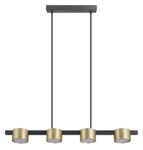 Lustră LED pe cablu MIRELLA 4xGX53/6W/230V auriu/negru