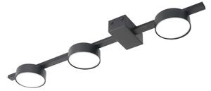 Plafonieră LED JOY 3xGX53/6W/230V negru