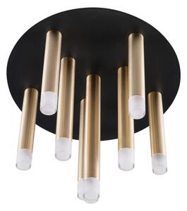 Plafonieră GLAM 9xG9/8W/230V auriu
