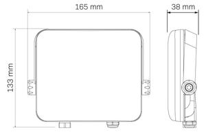 Proiector LED de exterior MILKY LED/30W/230V 4000K IP65 negru