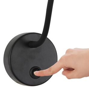 Lampă flexibilă dimabilă de perete Brilagi MAYA 1xG9/4W/230V negru