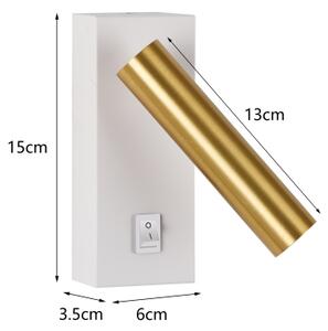 Spot LED de perete Brilagi MAYA LED/3W/230V 4000K alb/auriu