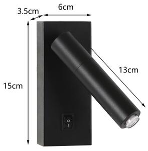 Spot LED de perete Brilagi MAYA 1xG9/7W/230V negru
