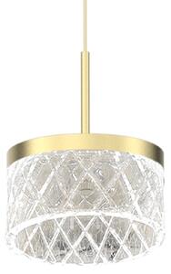 Lustră LED pe cablu ELEGANCE LED/9W/230V d. 15 cm auriu