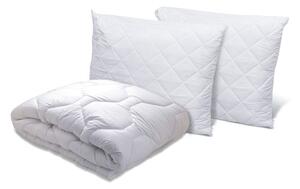Set pilota pat de lux, 4 anotimpuri 200x220 cm si 2 bucati de perne matlasate 50x70 cm
