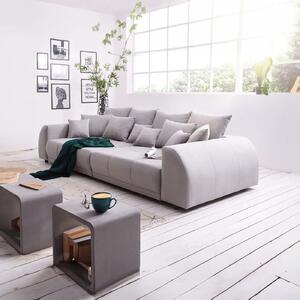 Canapea extensibilă dumonde cu 2 lăzi de depozitare si sezut confortabil din spuma high-density, Verona Enjoy Grey 310x120 cm