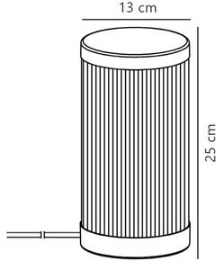 Lampă de masă de exterior Nordlux COUPAR 1xE27/25W/230V IP54 alb