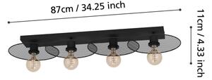 Plafonieră Eglo 43729 IKESTON 4xE27/40W/230V