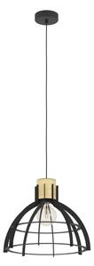 Lustră pe cablu Eglo 43769 STILLINGTON 1xE27/40W/230V negru