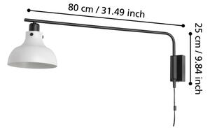 Aplică Eglo 43843 MATLOCK 1xE27/40W/230V