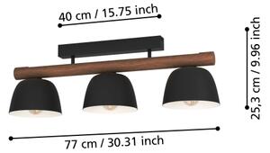 Lustră aplicată Eglo 43738 SHERBURN 3xE27/40W/230V