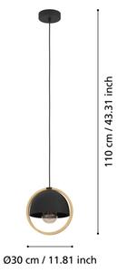 Lustră pe cablu Eglo 43755 CALLOW 1xE27/40W/230V