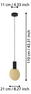 Lustră LED pe cablu Eglo 900401 SARONA 1xGU10/4,5W/230V 3000K