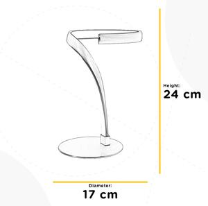 Lampă LED de masă ONLI INFINITY LED/12W/230V 4500K 24 cm crom mat