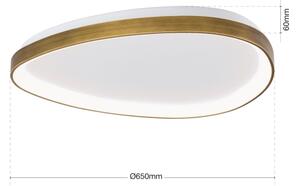 Plafonieră LED Orion DL 7-696/65 CHARLIE LED/48W/230V d. 65 cm auriu