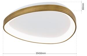 Plafonieră LED Orion DL 7-696/45 CHARLIE LED/35W/230V d. 45 cm auriu