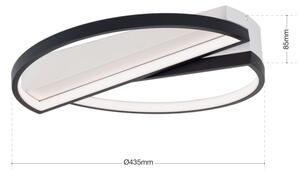 Orion DL 7-693 OLGA LED/28W/230V plafonieră LED dimabilă negru/alb