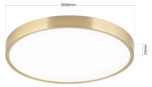 Plafonieră LED Orion DL 7-657/28 BULLY LED/28W/230V d. 28 cm auriu