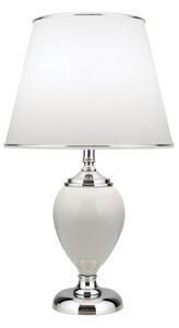 Lampă de masă Orion LA 4-1229 OVUM 1xE27/40W/230V 48 cm ceramică alb/crom