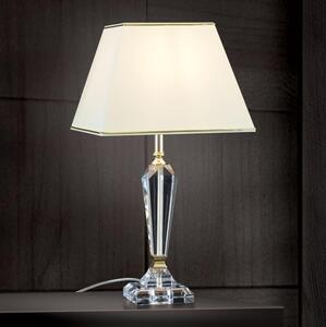 Orion LA 4-1201 - Lampă de cristal de masă VERONIQUE 1xE27/60W/230V crem/auriu