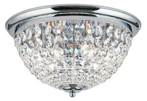 Plafonieră de cristal Orion DLU 1840/47 PLAFOND 6xE27/40W/230V d. 47 cm crom