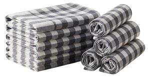 Prosop de bucatarie CORIVA 50x70 cm gri, set 10 bucati