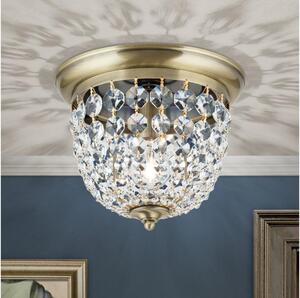 Plafonieră de cristal Orion DLU 1840/26 PLAFOND 1xE27/40W/230V d. 26 cm bronz