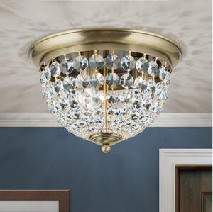 Plafonieră de cristal Orion DLU 1840/35 PLAFOND 3xE27/40W/230V d. 35 cm bronz