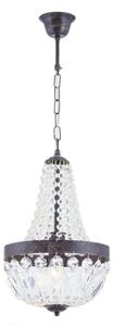 Lustră de cristal pe lanț Orion HL 6-1551/1 ARILA 1xE27/60W/230V maro/patină