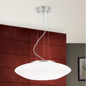 Lustră pe cablu Orion HL 6-1559/2 BLANC 2xE27/60W/230V d. 49 cm crom mat