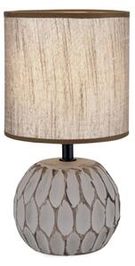 Lampă de masă Orion LA 4-1224/1 PINIA 1xE14/25W/230V ceramică bej/gri