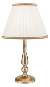 Lampă de masă Orion LA 4-1085/1 TONIA 1xE27/60W/230V d. 30 cm alb/bronz