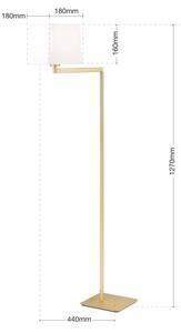 Lampadar Orion Stl 12-1187/1 CARLTON 1xE27/40W/230V alb/auriu