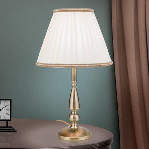 Lampă de masă Orion LA 4-1085/1 TONIA 1xE27/60W/230V d. 30 cm alb/bronz