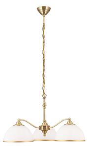 Lustră pe lanț Orion LU 1838/3 OLD LAMP 3xE27/40W/230V alb/bronz