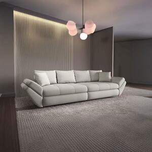 Canapea extensibilă dumonde cu ladă de depozitare si sezut confortabil din spuma high-density, Loana Enjoy Bej 300x100 cm