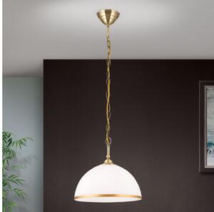 Lustră pe lanț Orion HL 6-1809/1 OLD LAMP 1xE27/40W/230V alb/bronz