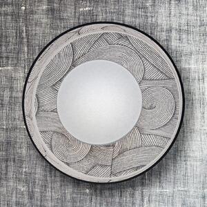 MARKET SET Aplică de perete Mokuzaï în culoarea gri Suna, reglabil, Negru, Camera de zi / sufragerie, Țesătură / Textil, Design