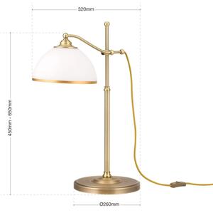Lampă de masă Orion LA 4-1213/1 OLD LAMP 1xE27/40W/230V alb/bronz