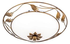 Plafonieră Orion DL 7-509/40 FLEUR 2xE27/60W/230V d. 40 cm bronz